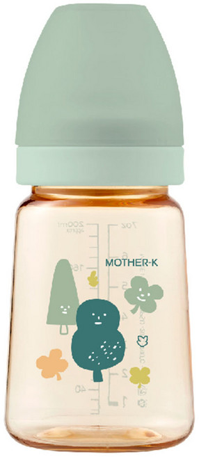 MOTHER-K 精粹極簡PPSU奶瓶 不含奶嘴, 綠野仙蹤, 180ml, 1個