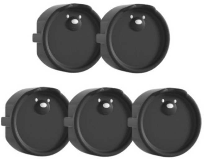 꼬사 콘센트안전커버, 블랙, 5개