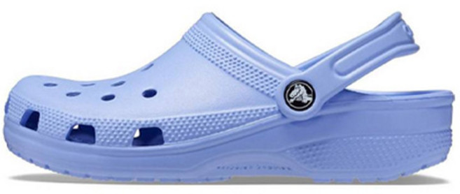 crocs 卡駱馳 女款經典克駱格洞洞鞋 CR 10001, 月光紫色, 265