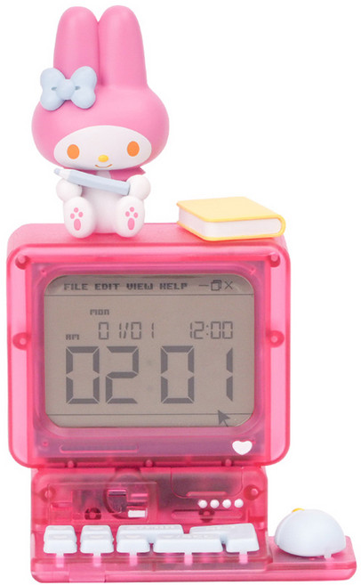 ROYCHE 三麗鷗角色 復古電腦 桌鐘, 美樂蒂