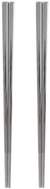 키친유 스텐 304 진공젓가락 23cm, 실버, 단품, 2개