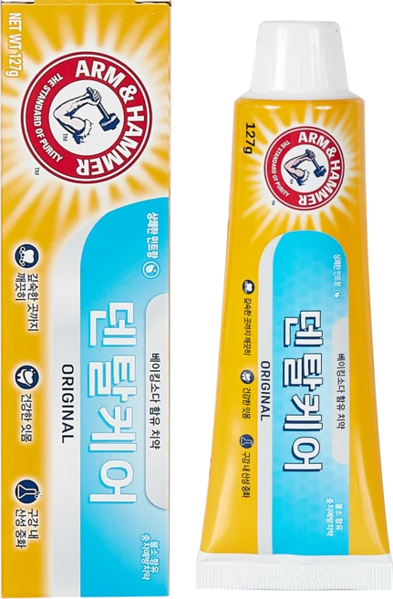 암앤해머 덴탈케어 오리지널 치약, 127g, 1개 - 쿠팡