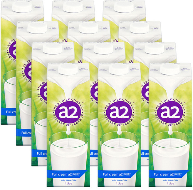 a2 MILK A2蛋白質牛奶, 1L, 12瓶