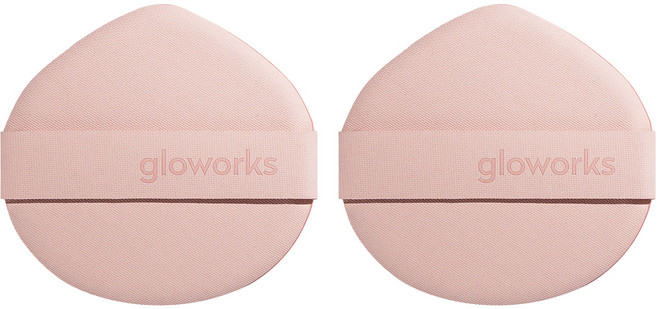 글로웍스 루비셀 4중 빅 쿠션 퍼프 2p, 1개