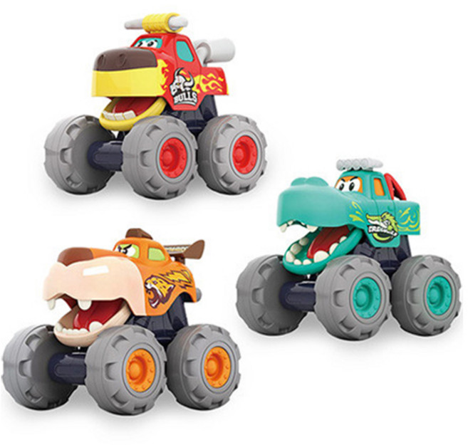홀라 몬스터 트럭 3종 세트, 혼합색상, 1세트