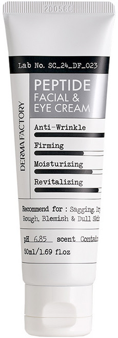 더마팩토리 펩타이드 페이셜 앤 아이크림, 50ml, 1개