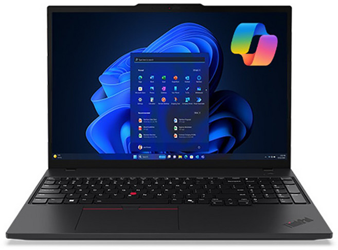 레노버 2024 씽크패드 T16 G3 코어Ultra7 인텔 14세대, 블랙, 512GB, 16GB, Free DOS, 21MN00AKKD