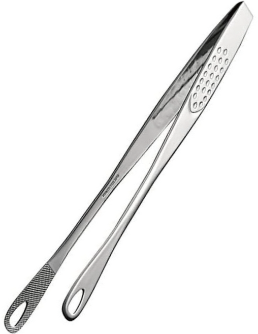 센부도 슬림 고기집게 240mm 004022, 1개, 은색