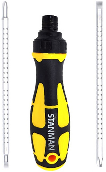 스탠맨 길이조절 자석양용 라쳇드라이버, 1세트