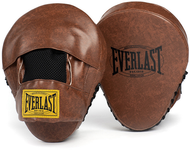 에버라스트 1910 포커스 미트 양손 세트, 브라운, 1세트