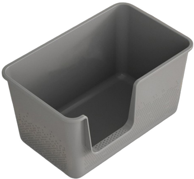 레드퍼피 고양이 투홀 토일렛, 소프트그레이, 1개