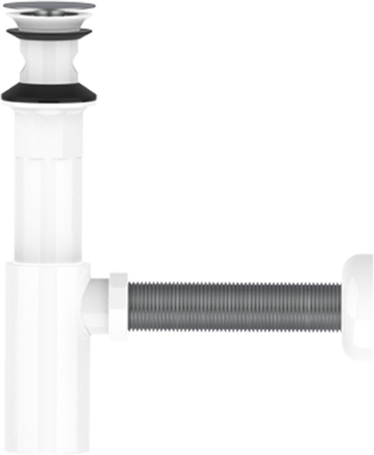 WATOS 自動彈跳一體式存水彎 壁排用寬蓋 WLM313, 混合色