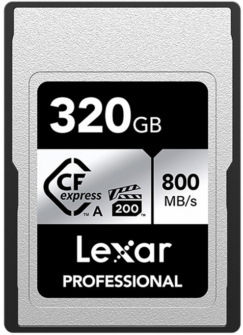 렉사 소니 카메라 전용 CFexpress Type A 메모리 카드 Silver, 320GB, 1개