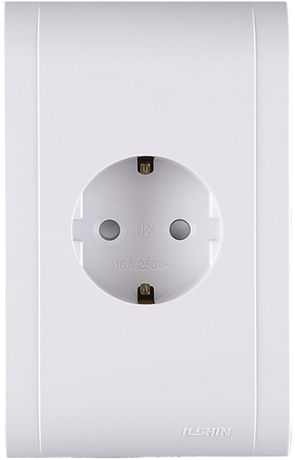 원하 BO 매입 1구 콘센트 미르 화이트, 1개