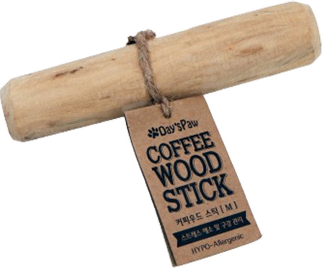 데이스포 커피나무 우드스틱 강아지 장난감, 1개