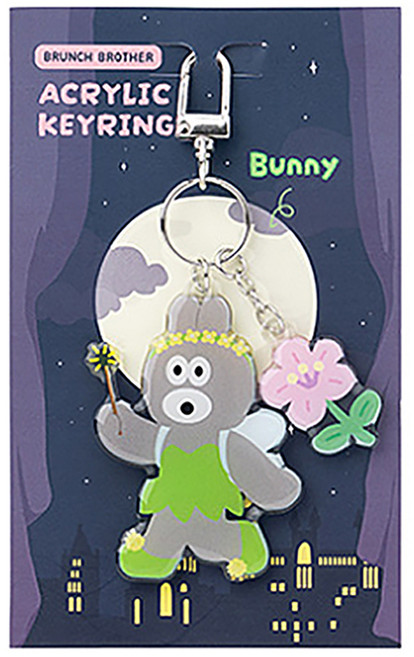 로마네 Brunch Brother 아크릴 키링 ver 무비, 페어리 버니, 1개