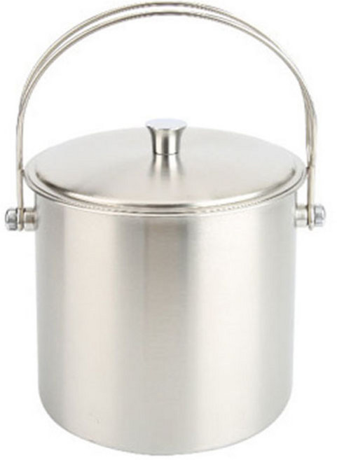 블루무역 음식물 쓰레기통 올 스텐 2L, 실버B, 1개