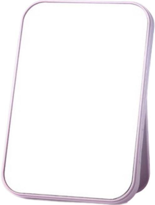 하이엉클 파스텔 휴대용 탁상 접이식 거울, 바이올렛