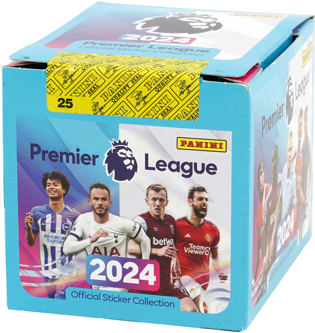 파니니 EPL 2024 스티커팩 DP 50입, 혼합색상, 1개