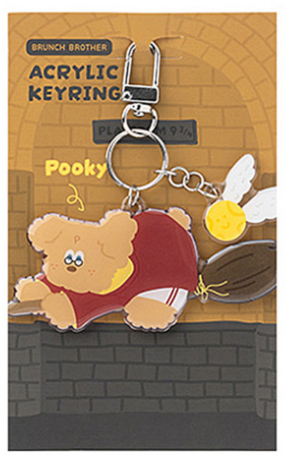 로마네 Brunch Brother 아크릴 키링 ver 무비, 포터 푸키, 1개