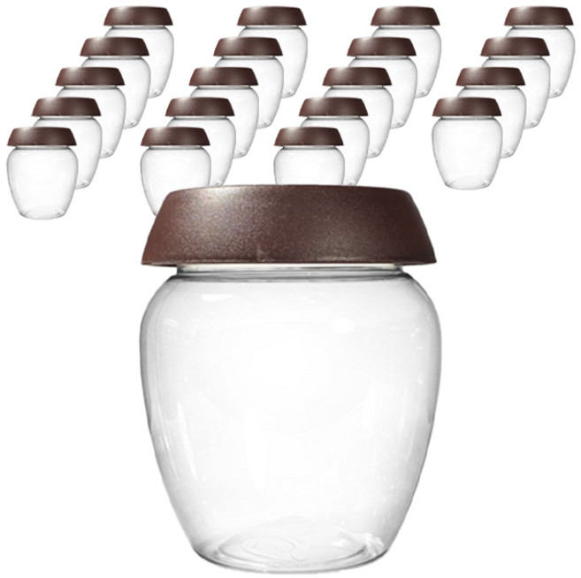 단지용기 1kg + 캡 대림 페트병 세트, 20세트, 단품