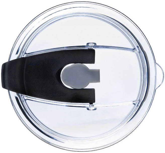 캐리보틀 스탠다드전용 텀블러 600ml 호환 플립 빨대뚜껑, 투명 + 블랙 + 그레이, 1개