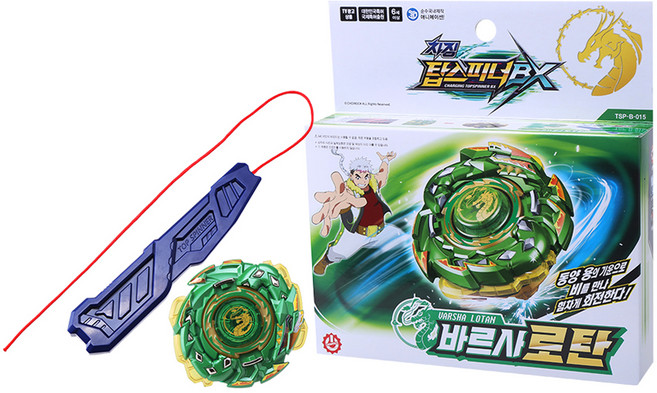 차징 탑스피너 BX 바르사 로탄 배틀팽이, 혼합색상, 1개
