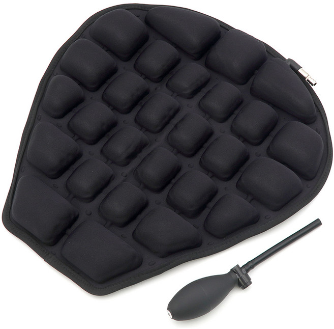 에이스피드 오토바이 스쿠터 에어 방석 C95, 블랙, 1개