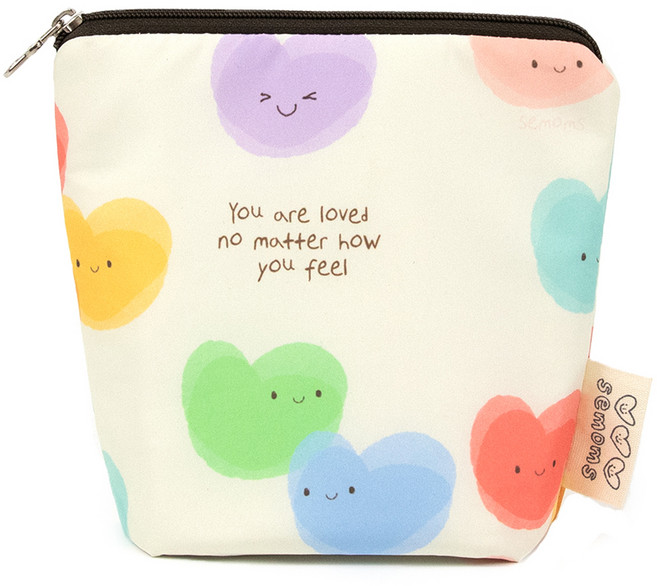 세맘스 아동용 보온보냉 양면방수 파우치, 러블리 멀티