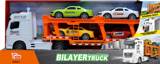 THINK Toys 汽車運輸車 T-9, 混合色, 1個