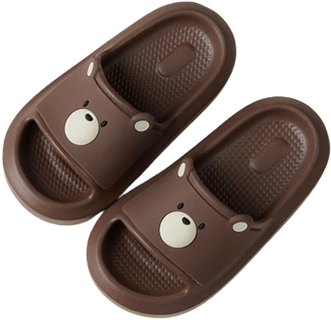 날씨요정 아동용 EVA 미끄럼방지 곰돌이 욕실 슬리퍼