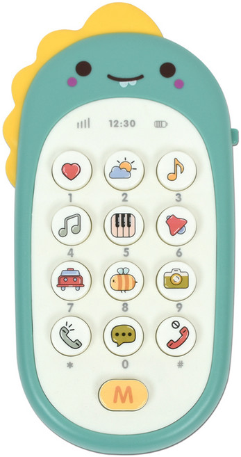 벨루키 멜로디 버튼식 휴대폰 아기전화기, 공룡, 1개