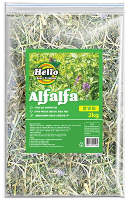 헬로 프리미엄 알파파, 2kg, 1개