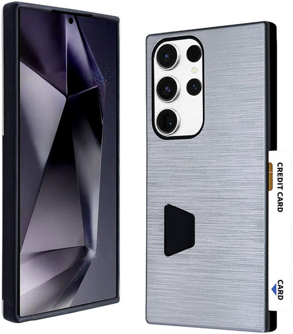 워너프 라인 메탈 카드 범퍼 휴대폰 케이스