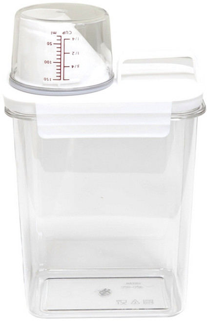 주앤지 다용도 세제소분 용기, 1800ml, 투명, 일반형, 1개