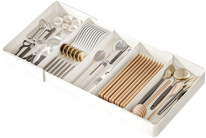 주방고수 칸막이 싱크대 서랍 수저트레이, B 타입, 1개