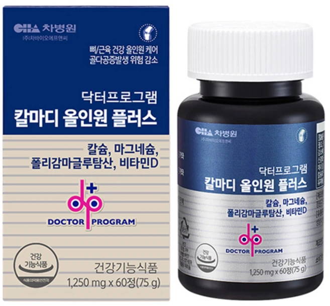 닥터프로그램 칼마디 올인원 플러스, 60정, 1개 - 쿠팡