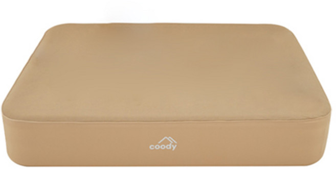 COODY 캠핑용 휴대용 에어매트 에어블럭, 베이지