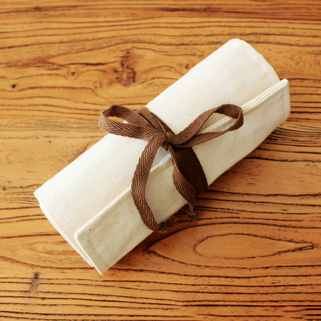 미소로운 색연필 화방도구 필통 48홀, 아이보리, 1개