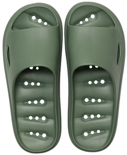 블럭마트 남성용 미끄럼방지 eva 욕실화, 그린, 1개