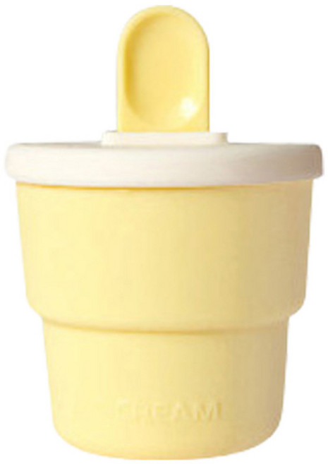 UH홈데코 실리콘 아이스크림 틀, 옐로우, 1개