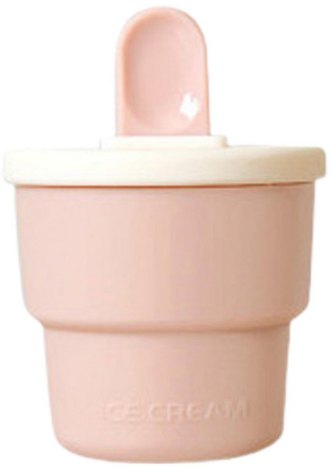 UH홈데코 실리콘 아이스크림 틀, 핑크, 1개