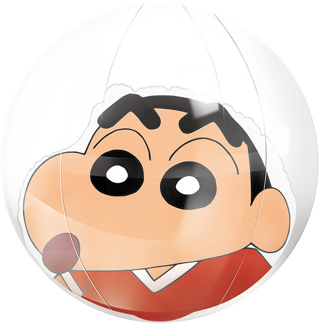 짱구는못말려캐릭터비치볼, 40cm, 혼합색상, 1개