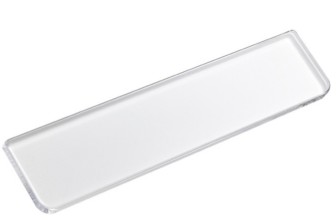 아이노트 아크릴 팜레스트 텐키리스 손목 보호 키보드 받침대 KAP-200 + 실리콘 범폰 2종 x 4p 세트, 클리어, 1세트