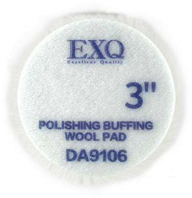이엑스큐 폴리싱 버핑 울패드 7.62cm, DA9106, 1개
