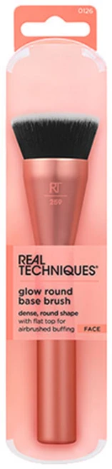 리얼테크닉스 글로우 라운드 베이스 브러쉬, 혼합색상, 1개 - 쿠팡