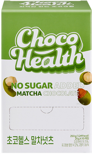 초코헬스 말차넛츠 초코볼 10p, 250g, 1개
