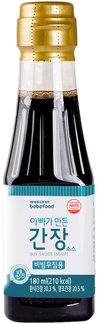 베베푸드 아빠가 만든 간장 소스 비빔무침용, 1개, 감칠맛