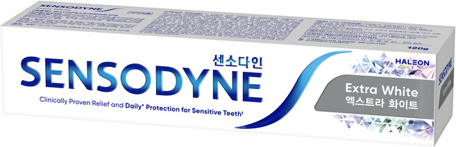 센소다인 엑스트라 화이트 치약, 120g, 1개