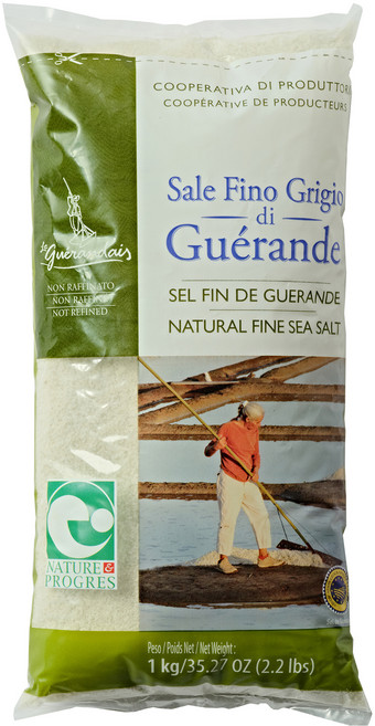 르 게랑드 토판 천일염 가는 소금 폴리백, 1kg, 1개